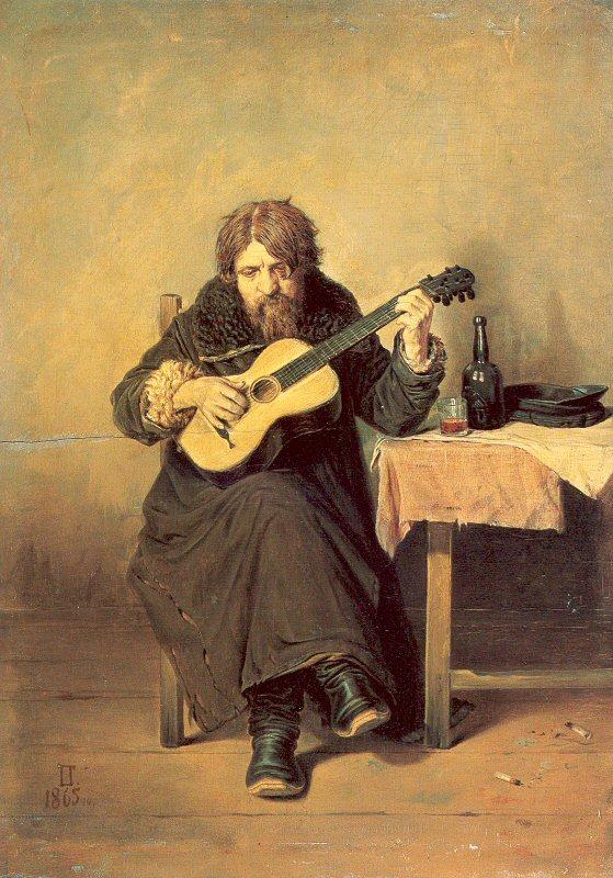 Perov, Vasily The Bachelor Guitarist